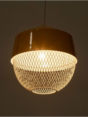Светильник потолочный BayerLux Lea, 1x40 Вт, Е27, рапсово-жёлтый, 26x26x32 см
