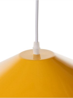 Светильник потолочный BayerLux Lea, 1x40 Вт, Е27, рапсово-жёлтый, 26x26x32 см