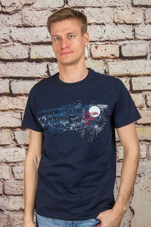 Футболка 8404 т.синий MARCOSTAR