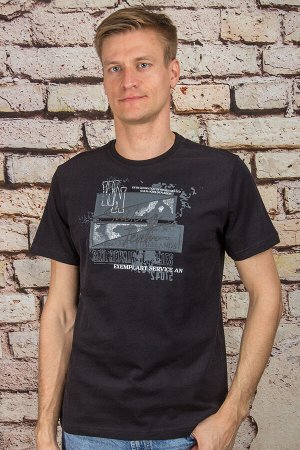 Футболка 1203/1 чёрный MARCOSTAR