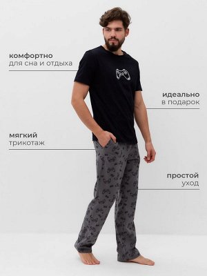 Пижама мужская KAFTAN "Game" размер, черный