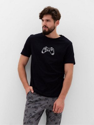 Пижама мужская KAFTAN "Game" размер, черный