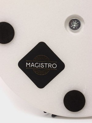 Держатель для бумажных полотенец Magistro Marble, 15x32 см, мрамор, белый