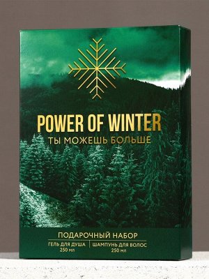 Подарочный набор новогодний «Ты можешь больше!», гель для душа, шампунь для волос, 2x250 мл, Чистое счастье