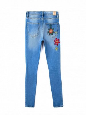 Conte Ультрамодные джинсы Skinny с вышивкой CON-32 CON32