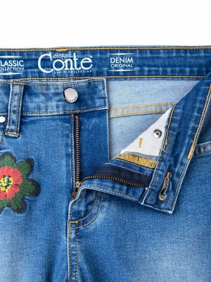 Conte Ультрамодные джинсы Skinny с вышивкой CON-32 CON32