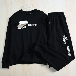 Спортивный костюм: свитшот с надписью+ штаны