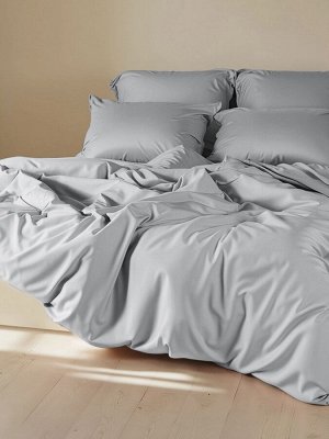 Пододеяльник SL Home Modal 150x220 см, светло-серый