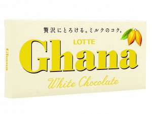 Шоколад ГАНА белый, Lotte, 45гр.
