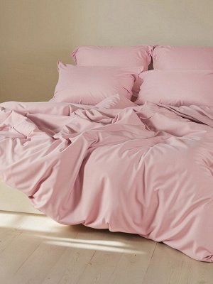 Простыня на резинке SL Home Modal 180x200+30 см, розовая