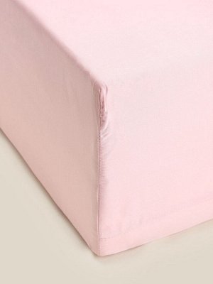 Простыня на резинке SL Home Modal 180x200+30 см, розовая