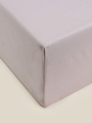 Простыня на резинке SL Home Modal 180x200+30 см, серая