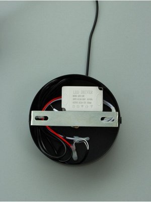 Светильник потолочный BayerLux «Аланед», LED, 14 Вт, 4000К, черный, 15x15x63-203 см