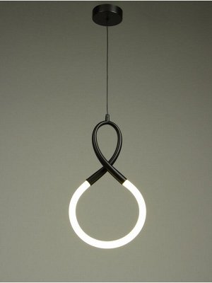 Светильник потолочный BayerLux «Ларго», LED, 18 Вт, 4000К, черный, 21.5x6x41 см