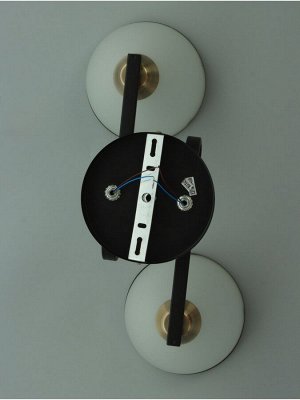 Люстра потолочная BayerLux «Рендо», 2хЕ27, 40 Вт, черно-бронзовый, 44x15x23 см