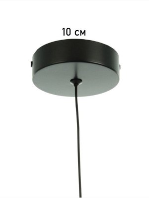 Светильник потолочный BayerLux «Ларго», LED, 18 Вт, 4000К, черный, 21.5x6x41 см