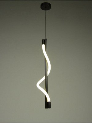 Светильник потолочный BayerLux «Аланед», LED, 14 Вт, 4000К, черный, 15x15x63-203 см