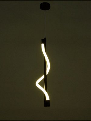 Светильник потолочный BayerLux «Аланед», LED, 14 Вт, 4000К, черный, 15x15x63-203 см