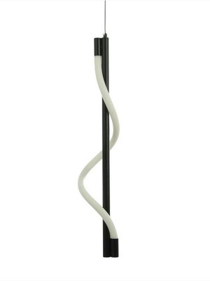 Светильник потолочный BayerLux «Аланед», LED, 14 Вт, 4000К, черный, 15x15x63-203 см