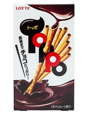 Палочки бисквитные "ТОППО" с ванильной начинкой, Thai Lotte, 40г.