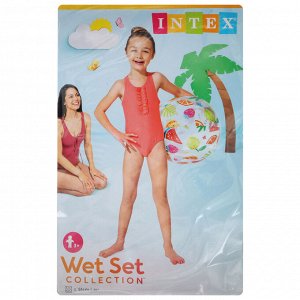 Мяч пляжный INTEX «Узоры» 59040NP, d=51 см, от 3 лет, МИКС