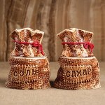 Набор для специй &quot;Мешочки&quot; соль и сахар
