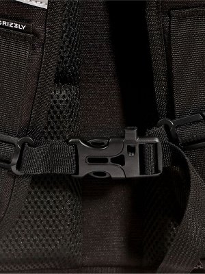 Рюкзак школьный Grizzly, 36?20?16 см, каркасный, чёрный, RAz-586-7_1