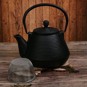 Чайник с ситом «Атьяф» 1 л, цвет чёрный