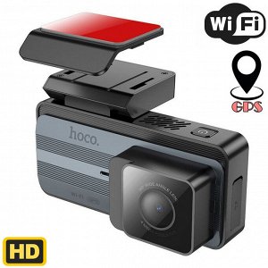Видеорегистратор HOCO DV11 c GPS Дисплей 3,69 2K WIFI приложение