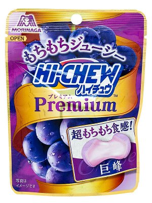 Конфеты  жевательные Hi-Chew Premium со вкусом винограда, Morinaga, 35г