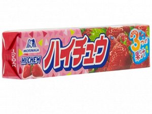 Конфеты жевательные Hi-Chew со вкусом клубники 12шт, Morinaga, 55,2г.