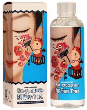 Тоник-пилинг на основе фруктовых кислот Elizavecca Milky Piggy hell-pore clean up aha fruit toner 200мл
