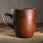 Чашка &quot;Чайная&quot;, гладкая, красная глина, 0,3 л