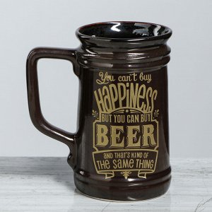 Кружка Прованс "Beer", прямая, 0.6 л, микс