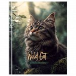 Дневник 1-11 класс, 40 листов, твердая обложка, серия &quot;Wild cat&quot;, матовая ламинация, надежный помощник для школьника