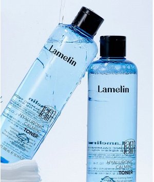Успокаивающий тонер с гиалуроновой кислотой LAMELIN 300мл