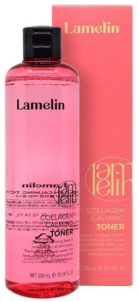 Успокаивающий тонер с коллагеном LAMELIN 300мл