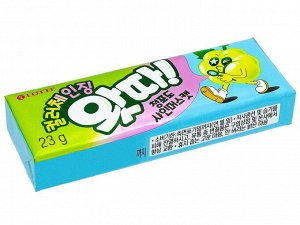Резинка жевательная КОРЕЯ * WHATTA GREEN GRAPE, пластинки, 23г