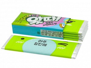 Резинка жевательная КОРЕЯ * WHATTA GREEN GRAPE, пластинки, 23г