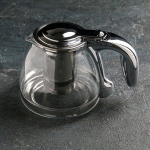 Чайник заварочный «Сталь», 1 л, с металлическим ситом