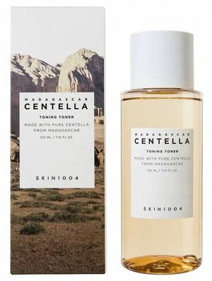Отшелушивающий тонер с мадагаскарской центеллой SKIN1004 Madagascar Centella Toning Toner 30мл