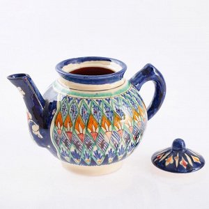 Чайник заварочный Риштанская Керамика «Узоры», 1 л, МИКС