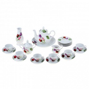 Сервиз чайный «Королева цветов», 23 предмета