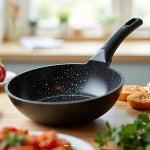 Сковороды с мраморным антипригарным покрытием