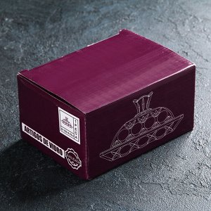 Маслёнка Доляна «Семицвет», 15,5*11,5*8 см, стекло