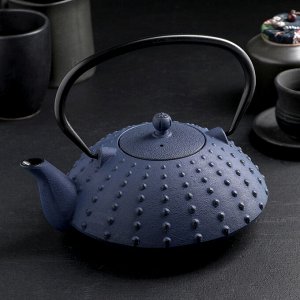 Чайник с ситом 1 л "Байсан", цвет синий
