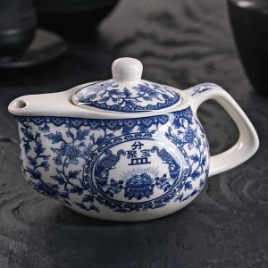 Чайник заварочный «Восточная мудрость», 200 мл, 14*9,5*8 см, цвет синий