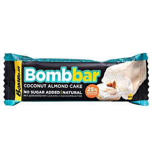 Батончик Bombbar глазированный Coconut Almond Cake 40 г 1/30