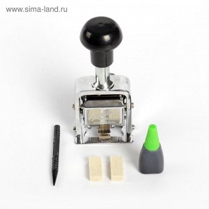 Нумератор 6 разрядный, металлический, автоматический