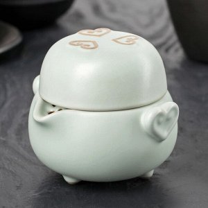 Набор для чайной церемонии «Тясицу», 2 предмета: чайник 10,5?10,5?9 см, чашка